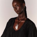 fibyus black crinkle maxi dress bodice