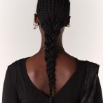 fibyus black tiered dropwaist dress back detail