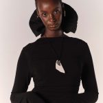 fibyus black tiered dropwaist dress bodice